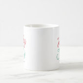 Fröhliche Weihnachten Kaffeetasse (Mittel)