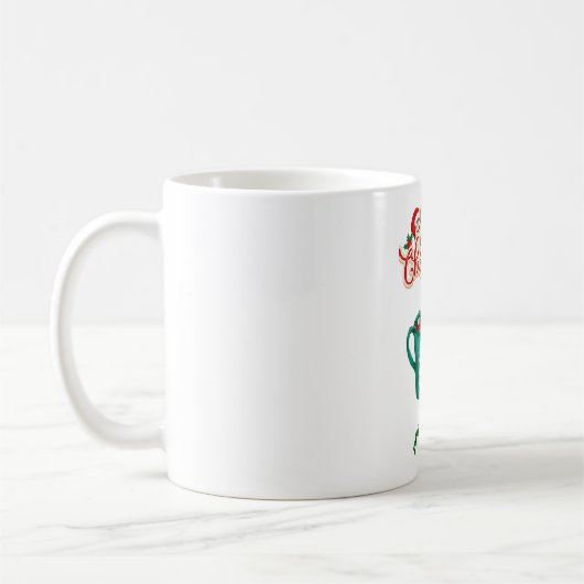fröhliche Weihnachten Kaffeetasse (Links)