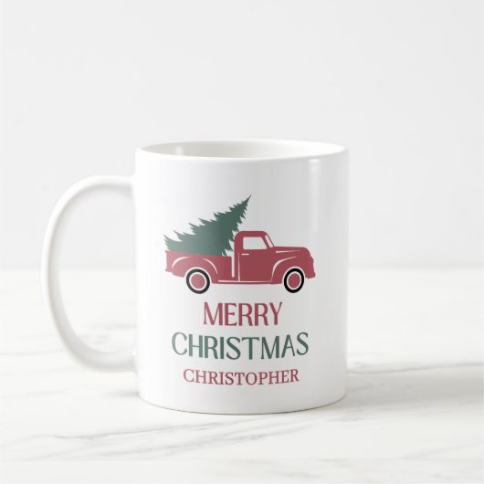 Fröhliche Weihnachten Kaffeetasse (Links)