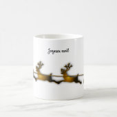 Fröhliche Weihnachten Kaffeetasse (Mittel)