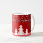 Fröhliche Weihnachten Kaffeetasse (VorderseiteRechts)