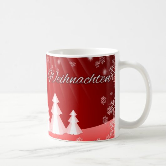 Fröhliche Weihnachten Kaffeetasse (Rechts)