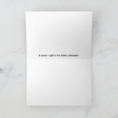 Frohliche Weihnachten - kalte Nacht in Idaho (Innenseite)