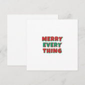 Fröhliche Weihnachten Klassisch Einzigartig Minima (Vorne/Hinten)