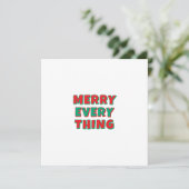 Fröhliche Weihnachten Klassisch Einzigartig Minima (Stehend Vorderseite)