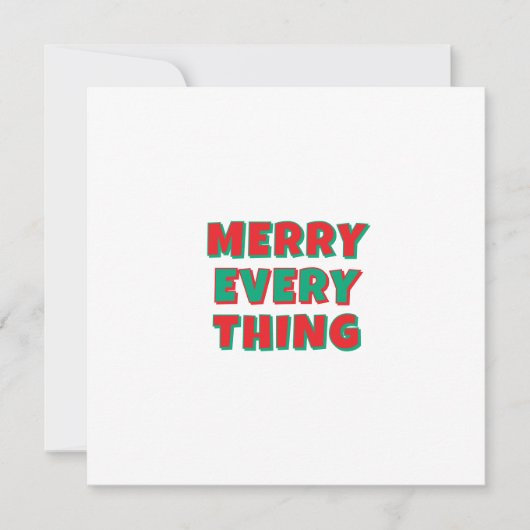 Fröhliche Weihnachten Klassisch Einzigartig Minima (Vorderseite)