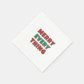 Fröhliche Weihnachten Klassisch Einzigartig Minima Serviette (Ecke)