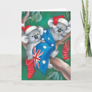 Fröhliche Weihnachten Koala Bären