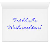 Fröhliche Weihnachten Lila Star (Innenansicht Horizontal (Unten))