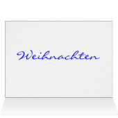 Fröhliche Weihnachten Lila Star (Innenansicht Horizontal (Oben))