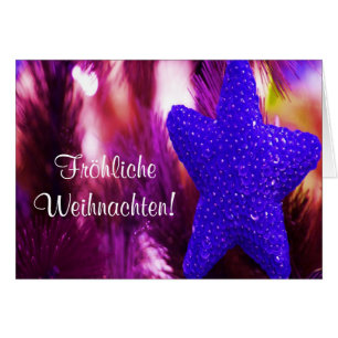 Fröhliche Weihnachten - Lila Star III