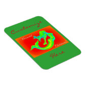 fröhliche Weihnachten Magnet (Rechte Seite)