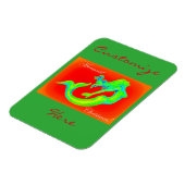 fröhliche Weihnachten Magnet (Linke Seite)