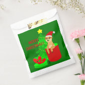 fröhliche Weihnachten meerkat santa lustig Geschenktütchen (Versiegelt)