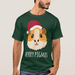 Fröhliche Weihnachten Meerschweinchen Weihnachten T-Shirt