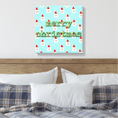 fröhliche Weihnachten Mitte des Jahrhunderts moder Leinwanddruck (Insitu (Schlafzimmer))