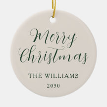 Fröhliche Weihnachten Modernes Drehbuch Beige Gree