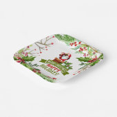Fröhliche Weihnachten Pappteller (Gewinkelt)
