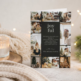 Fröhliche Weihnachten Personalisierte 10 Foto-Coll