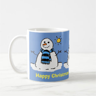 Fröhliche Weihnachten Personalisierte Grüße. Kaffeetasse