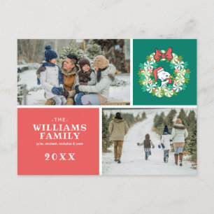 Fröhliche Weihnachten Pfefferminz-Feiertagskranz