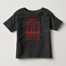 FROHLICHE WEIHNACHTEN PIXEL ART STYLE T-Shirt