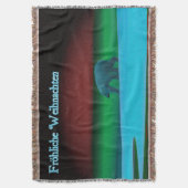 Frohliche Weihnachten - Polar Lights Polar Bear Decke (Vorderseite Vertikal)