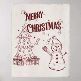 Fröhliche Weihnachten Poster
