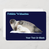 Frohliche Weihnachten - Ringed Siegel (Vorne/Hinten)