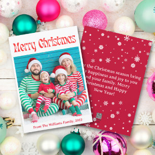 fröhliche Weihnachten rot Vintag Retro einfaches F