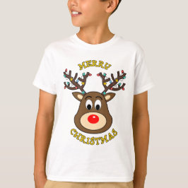 Fröhliche Weihnachten, Rudolph der Rot-Nasen-Renti T-Shirt