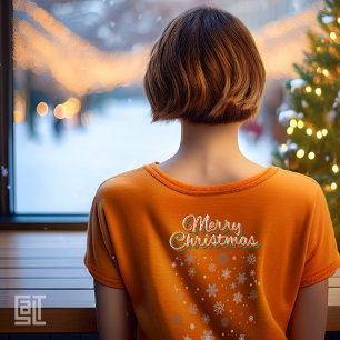 Fröhliche Weihnachten Schneeflocken Klassiker T-Shirt