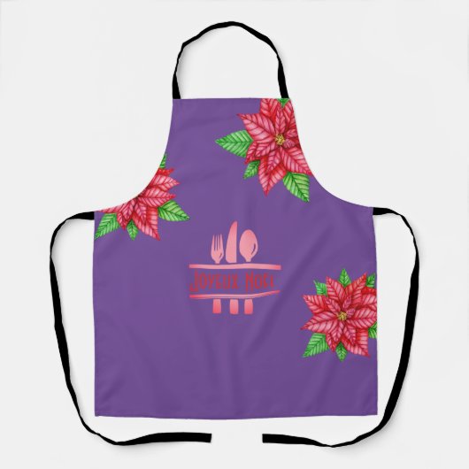 Fröhliche Weihnachten Schürze (Vorderseite)