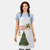 Fröhliche Weihnachten Schürze (Getragen)