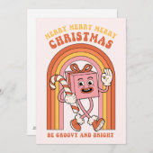 Fröhliche Weihnachten - Sei Groovy und hell (Vorne/Hinten)