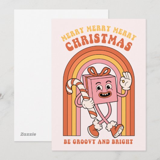 Fröhliche Weihnachten - Sei Groovy und hell (Vorne/Hinten)