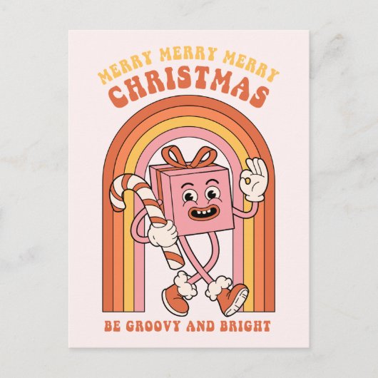 Fröhliche Weihnachten - Sei Groovy und hell (Vorderseite)