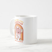 Fröhliche Weihnachten - Sei Groovy und hell Kaffeetasse (Vorderseite Links)