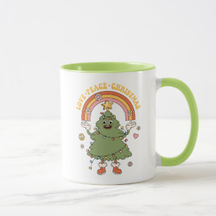Fröhliche Weihnachten - Sei Groovy und hell Tasse