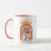 Fröhliche Weihnachten - Sei Groovy und hell Tasse (Links)