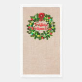 Fröhliche Weihnachten Serviette (Vorderseite)