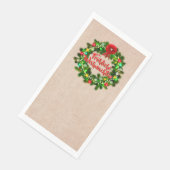 Fröhliche Weihnachten Serviette (Ecke)