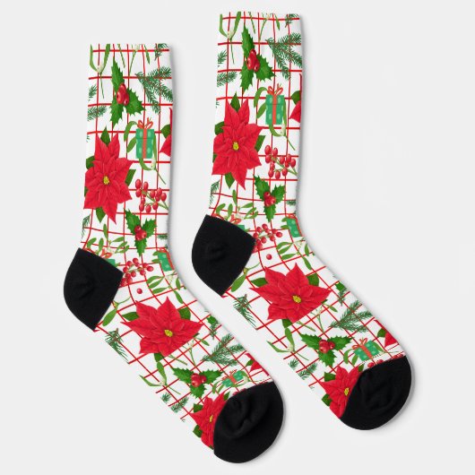 Fröhliche Weihnachten Socken (Rechts)