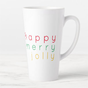 FRÖHLICHE WEIHNACHTEN TALL Latte Tasse