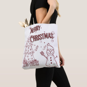 Fröhliche Weihnachten Tasche