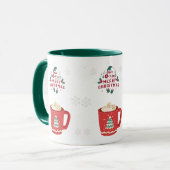 Fröhliche Weihnachten Tasse (Vorderseite Links)