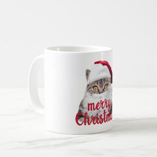fröhliche Weihnachten-Tasse Kaffeetasse (Vorderseite Links)