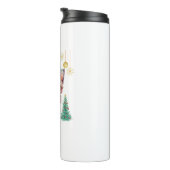 Fröhliche Weihnachten! Thermosbecher (Nach rechts gedreht)