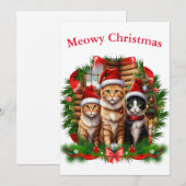 Fröhliche Weihnachten Tiere (Vorne/Hinten)