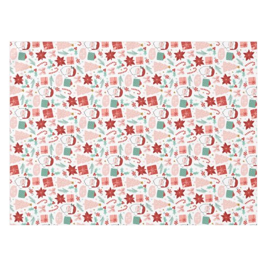 Fröhliche Weihnachten Tischdecke (Vorderseite (Horizontal))